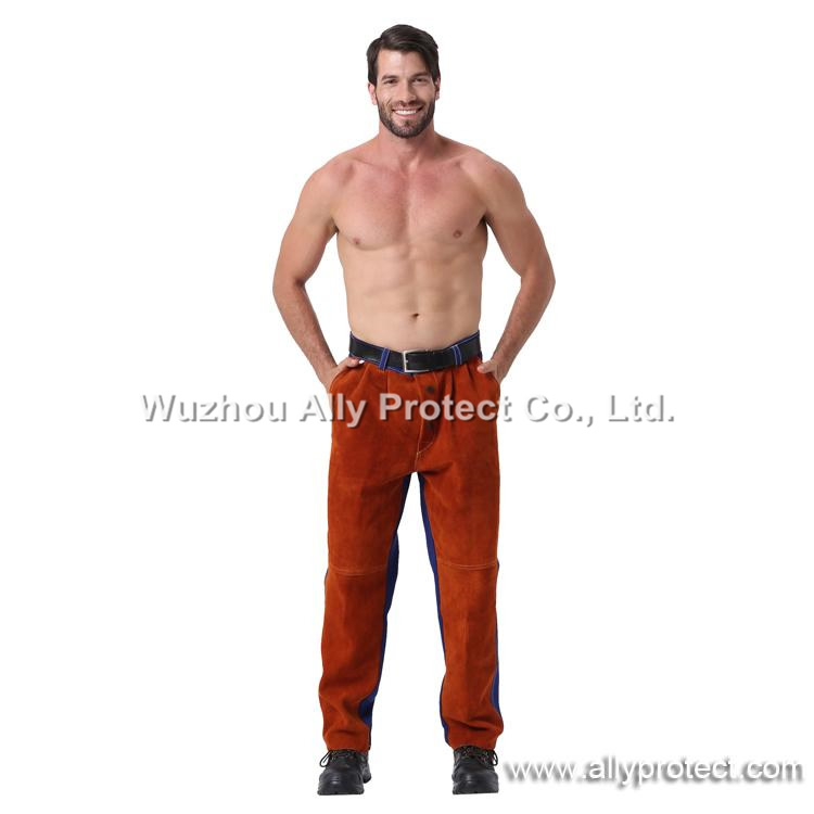 AP-6062 Coffee Leather&Blue FR Pants