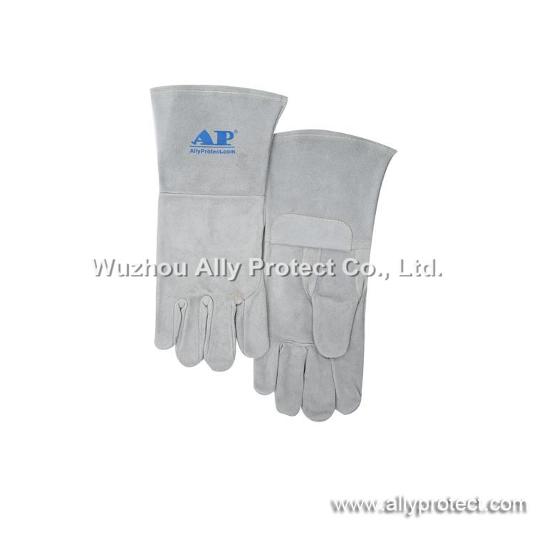 AP-1205 Grey Leather Welding Gloves
